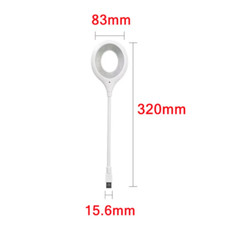 USB Table Night Light Bedside Book Lamp Eye Protection Study Reading Portable