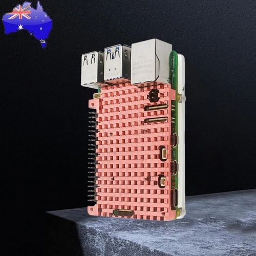 Pure Copper Heatsink Cooling Kit 3mm Copper Enclosure Fit for Raspberry Pi 5