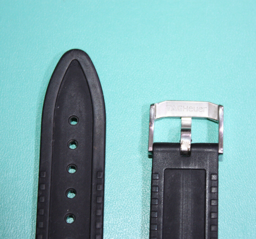 20MM TAGHEUER KAUTSCHUKBAND ARMBANDUHR SCHWARZ HERREN - Bild 9 von 11