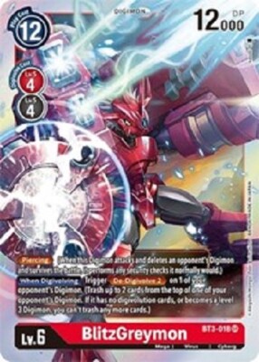 digimon card game blitzgreymon TCG Greymon]] [When Digivolving] Activate 1 of the effects below BlitzGreymon - Advanced Booster Digimon