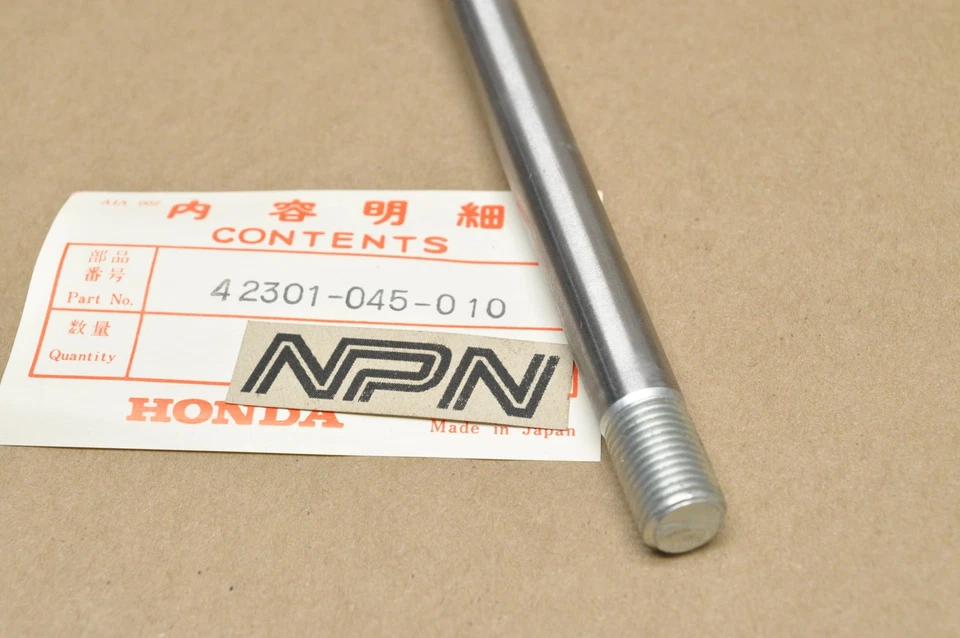 Tornillo eje rueda trasera Honda CT70 CT70H K0 QA50 Z50 A K0-K2 42301-045-010 NUEVO DE STOCK Foto 2 de 4