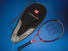 Wilson Triad 5.0 Oversize 110 Tennis Racquet Case. 4 1/2. 9.95 oz. 27.25".
