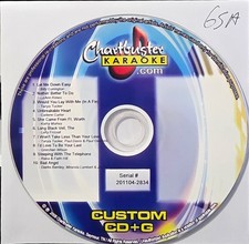 65A  CUSTOM CHARTBUSTER  KARAOKE CDG LOT LONG DRIVE