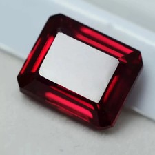 10 Ct Certified Natural Red Ruby Pigeon Mozambique Emerald Cut Loose Gemstone A 