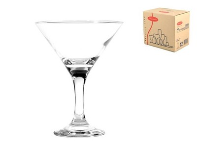 12 Martini Glas Bistro 19cl Transparent Pasabahce