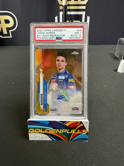 Lando Norris 2020 Topps Chrome Formula 1 Autographs