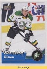 2021-22 Upper Deck CHL Star Rookie Blue Ben Bujold #381 READ kr0