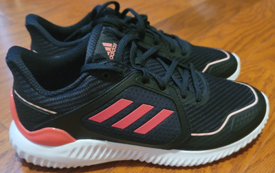 New Men's Adidas Climawarm Bounce Running Shoes US 9 Black/Pink