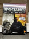 Resistance Dual Pack (Playstation 3 PS3, 2011) Sealed Brand New