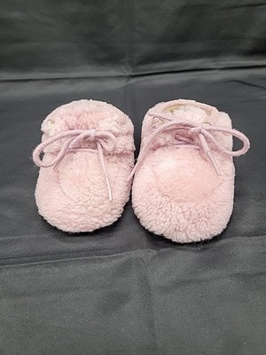 Baby Ugg Australia Fuzzy Shoe/Slippers Blush Pink Size 2/3