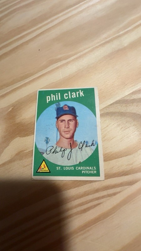1959 Topps - Phil Clark #454