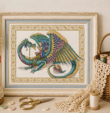 DRAGON RIDE Cross Stitch Pattern Teresa Wentz...