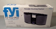 Emerson Research iTone Portable Docking Station Speaker System iPod iP100BK NEW!