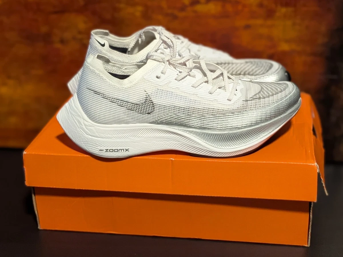 Nike ZoomX Vaporfly NEXT% 2 White Metallic Silver 2021 | eBay