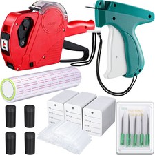 Honoson 1121 Pieces Clothing Price Tag Gun Machine Retail Price Tag Gun Attacher