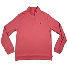 Simply Southern Womens M Quarter Zip Pullover Sweatshirt Pink Turtle Logo