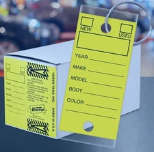 Versa Tags Key Tags- The Original! 250 with Rings