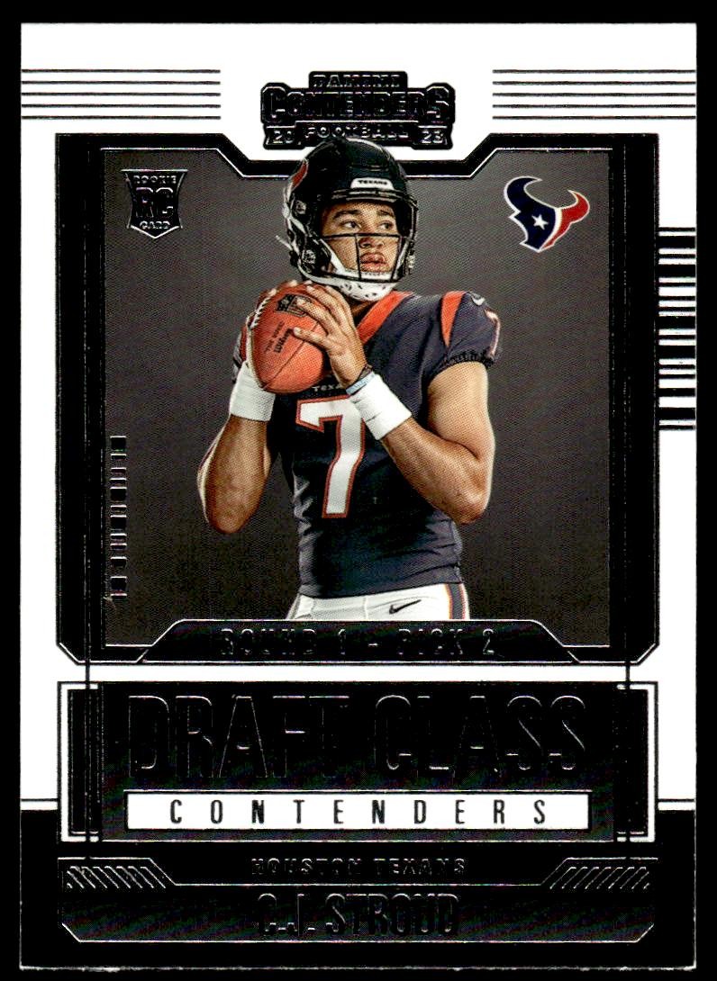 C.J. Stroud 2023 Panini Contenders #5 Draft Class Contenders RC Texans Football
