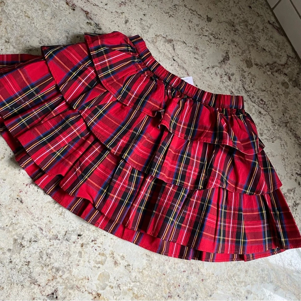 Новый с Ярлыками Crewcuts J экипажа праздник Tartan клетку Stewart девочек sz 3 юбка - Изображение 4 из 4