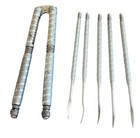 Vintage Nutcracker & Shell Cracker with 5 Picks HMQ Henry Marcus Quackenbush