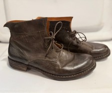 FIORENTINI + BAKER Stivali Chukka Uomo Pelle Marrone Stringati 8,5 Italiano 9,5 US