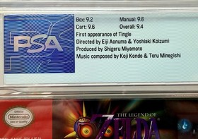 Legend of Zelda Majoras Mask Collectors Edition Nintendo 64 N64 Graded PSA 9.4