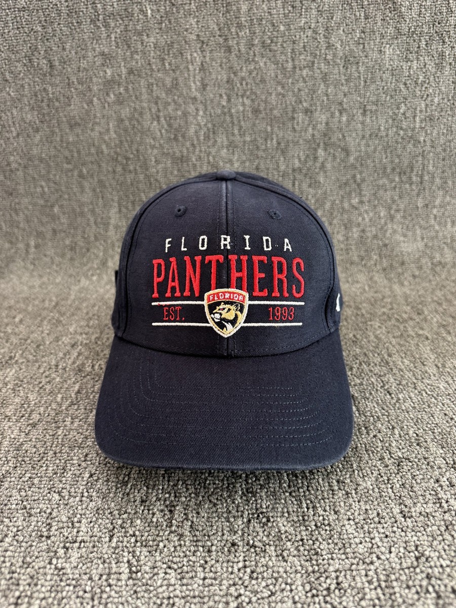 '47 Brand Florida Panthers Dad Hat Strapback Navy One Size NHL Cap