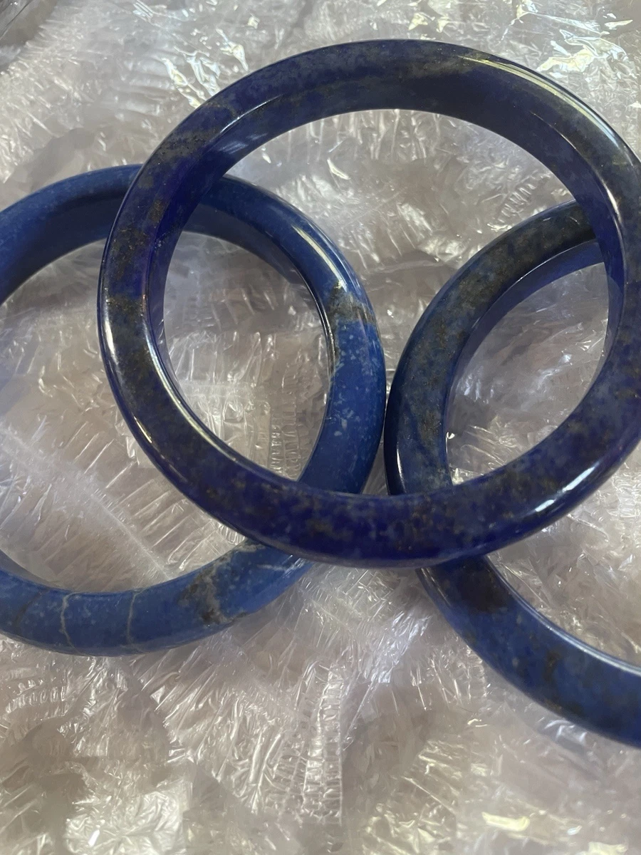 Echte Lapislazuli Armreifen X 3 Stück
