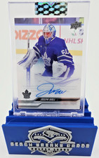 2023-24 Upper Deck Clear Cut Joseph Woll Auto #CC-JW Toronto Maple Leafs