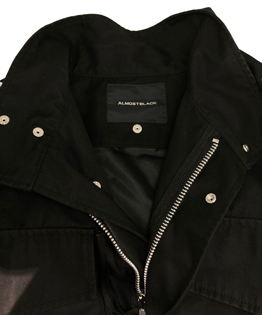 ALMOSTBLACK Blouson with hood black Size: 2 Black Men 21SS