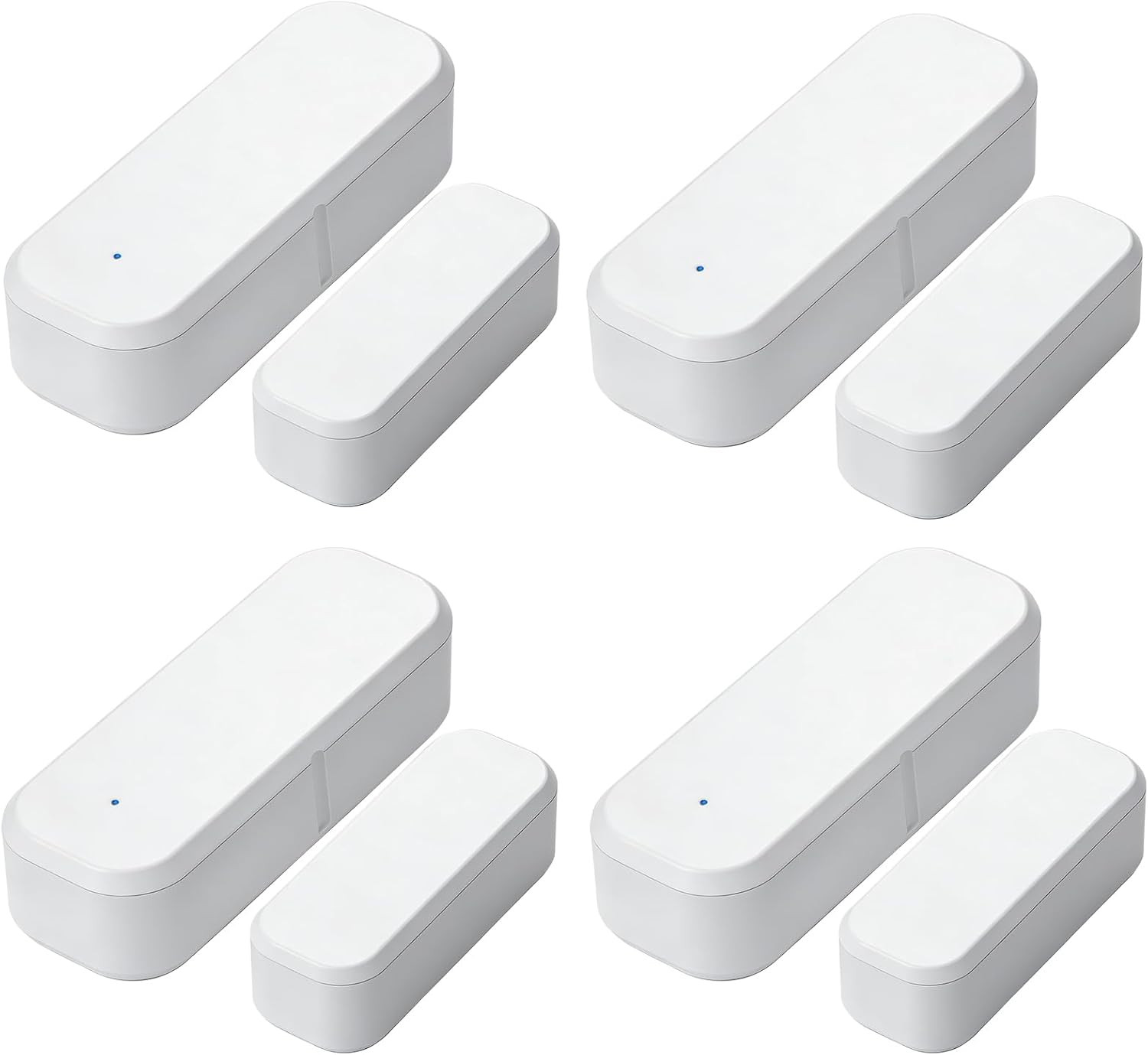 4 Sensori Intelligenti per Porte e Finestre WiFi Alexa Google Tuya