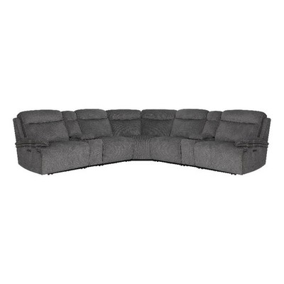 Parker Living Alpine - Airy Midnight 7 Piece Power Reclining Sectional