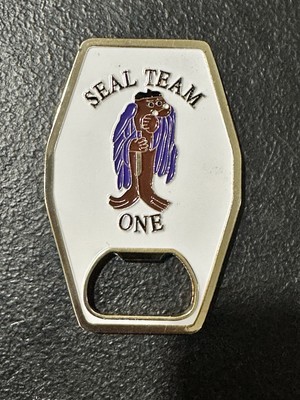 New SEAL TEAM 1 Challenge Coin / Bottle Opener NSW, SOCOM, DEVGRU, US NAVY.
