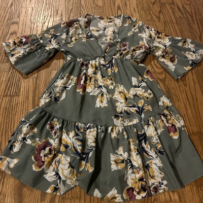 Shien Women s Dress Size Med 7/8 Nice Floral Print
