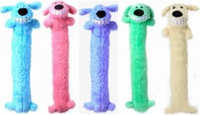 Multipet Loofa Assorted Plush Dog Toy Small