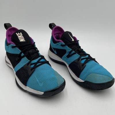 Nike Paul George PG 2 Blue Lagoon Mens Size 12.5 Basketball Shoes