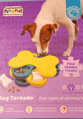 Dog Toy Puzzle Treat  Outward Hound Nina Ottosson Dog Tornado Interactive Toy