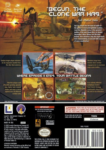 Star Wars Clone Wars GameCube Hülle & NM Disc getestet - Bild 2 von 3