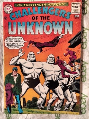 Challengers of the Unknown #41 Jan.1964 DC Comics Bob Brown cover & art