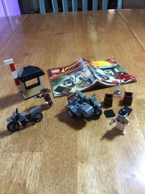 LEGO Indiana Jones: Last Crusade 7620 Motorcycle Chase Complete NO BOX