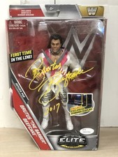 WWE Elite Wrestling Figure Brutus The Barber Beefcake Signed Autograph JSA COA