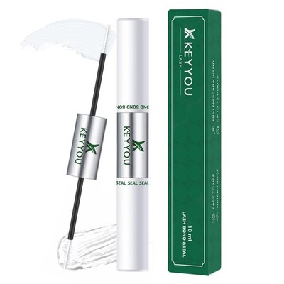 Lash Bond and Seal Waterproof KEYYOU 10ML 10ML, bond Seal-CLEAR 