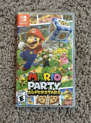 Mario Party Superstars Nintendo Switch BRAND NEW Shrinkwrap Removed Never Played