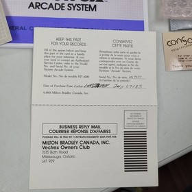 Vectrex Arcade System powers on loads game Audio Works (No Video) FOR PARTS