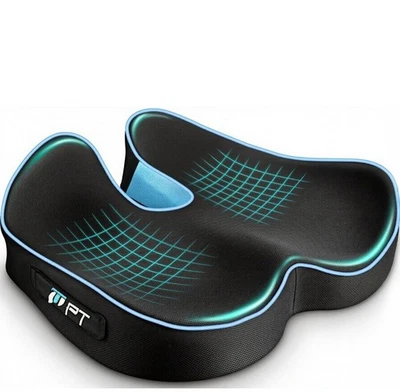 POOTACK Seat Cushion, Coccyx Cushion for Tailbone and Hip Discomfort Coccyx