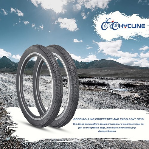 2-Pack 26-inch Mountain Bike Tires: Hycline 26x2.125 30TPI, 2 Pack-26x2.125  - Picture 6 of 7