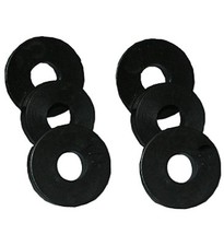 Faucet Washer, 00 Flat Neoprene, 6-Pk. - 02-1101