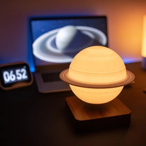 Globe SATURNE 3D ASTROFLIGHT lampe flottante pour décoration de bureau et salon