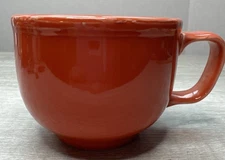 JUMBO mug CUP poppy orange NEW HOMER LAUGHLIN FIESTA 18 OZ. 