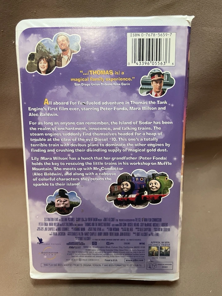 Thomas and the Magic Railroad (VHS, 2000, Clam Shell) - Image 2 of 4